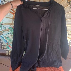 Daisy Fuentes black blouse